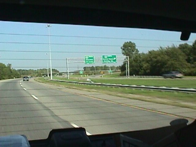 View of the road