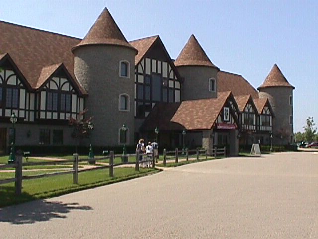 English Tudor style buildings