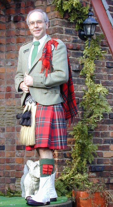 Marty Cawthon in Highland Kilt