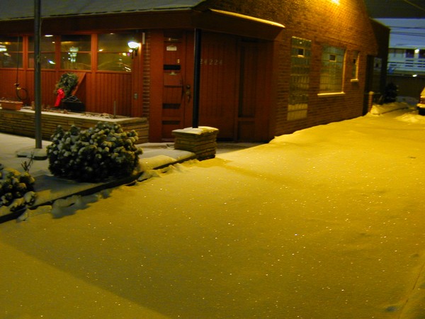 ChipChat-Cawthon office after a light snowfall