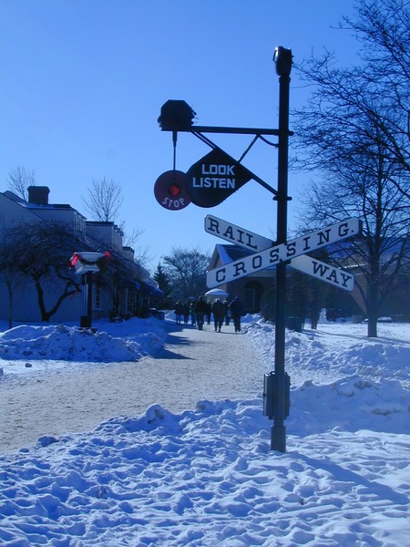 Railroad Crossing in Greenfield Village