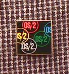 Photo of Square OS/2 Lapel Pin